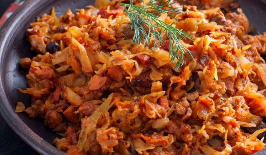 Рецепт овощной икры с капустой