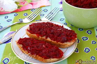 Свекольная икра из вареной свеклы