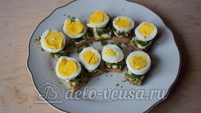 канапе с селедкой