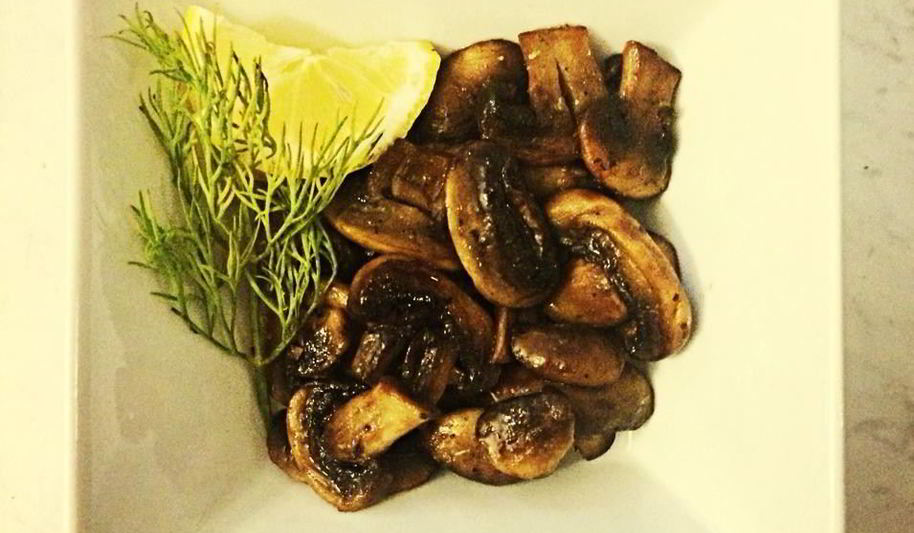 Рецепт холодной закуски из грибов с лимонами