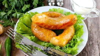 колбаса из картошки и сала