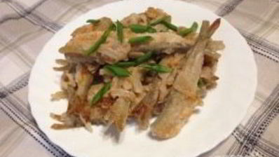 корюшка жареная маринованная