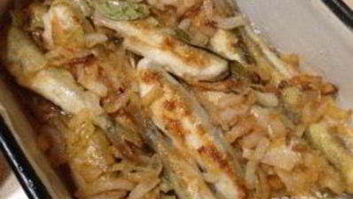 корюшка жареная маринованная