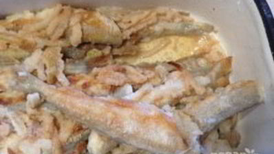 корюшка жареная маринованная