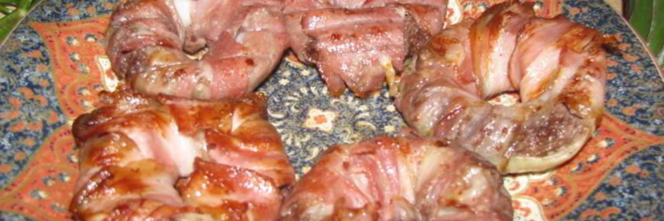 Луковые кольца с фаршем Фаршманже