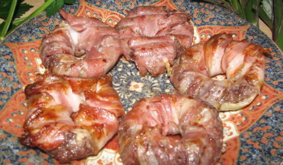 Рецепт луковых колец с фаршем фаршманже