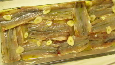 маринованная хамса на манер испанских анчоусов