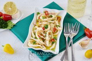 Маринованные кальмары