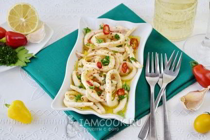 Маринованные кальмары