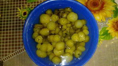 маринованные огурцы с ребрышками