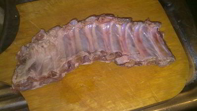 маринованные огурцы с ребрышками