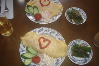 Фаршированный омлет Омрайс