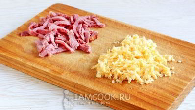 фриттата с картофелем и ветчиной