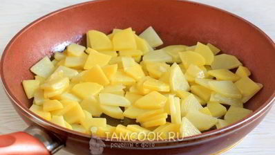 фриттата с картофелем и ветчиной