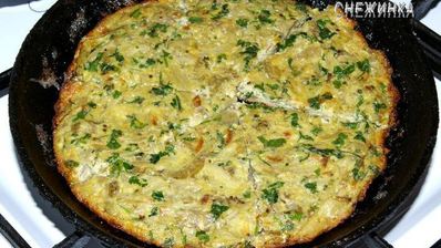 маакуда — тунисский омлет с баклажаном