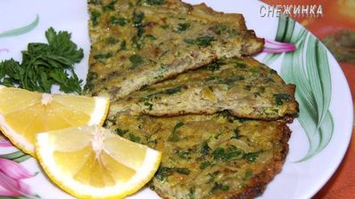 маакуда — тунисский омлет с баклажаном