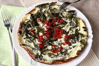 Омлет Камуфляж с морской капустой