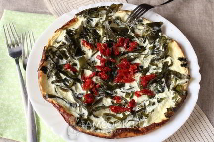 Омлет Камуфляж с морской капустой