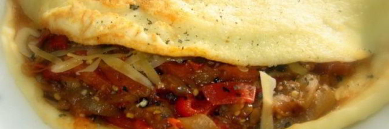 Омлет с баклажанами