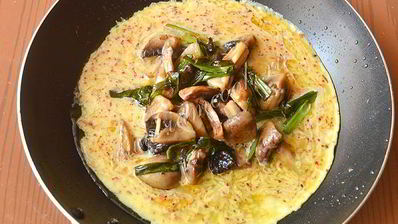 омлет с грибами по-испански