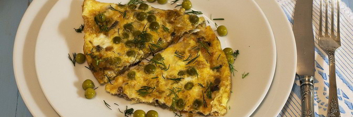 Омлет с грибами в духовке