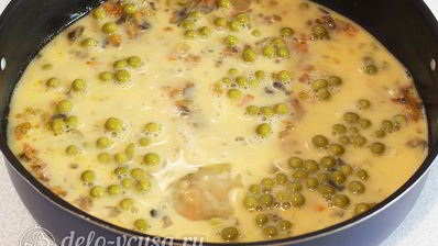 омлет с грибами в духовке