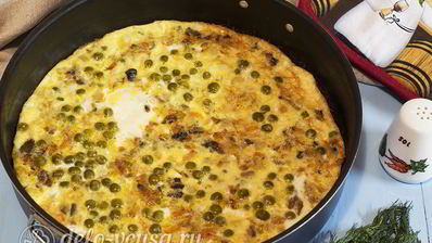 омлет с грибами в духовке