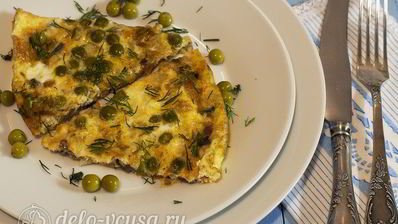 омлет с грибами в духовке