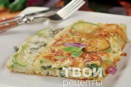 Омлет с кабачком