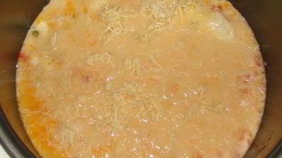 омлет с овощами и сыром в мультиварке