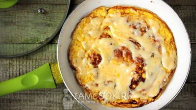 омлет с сыром на молоке