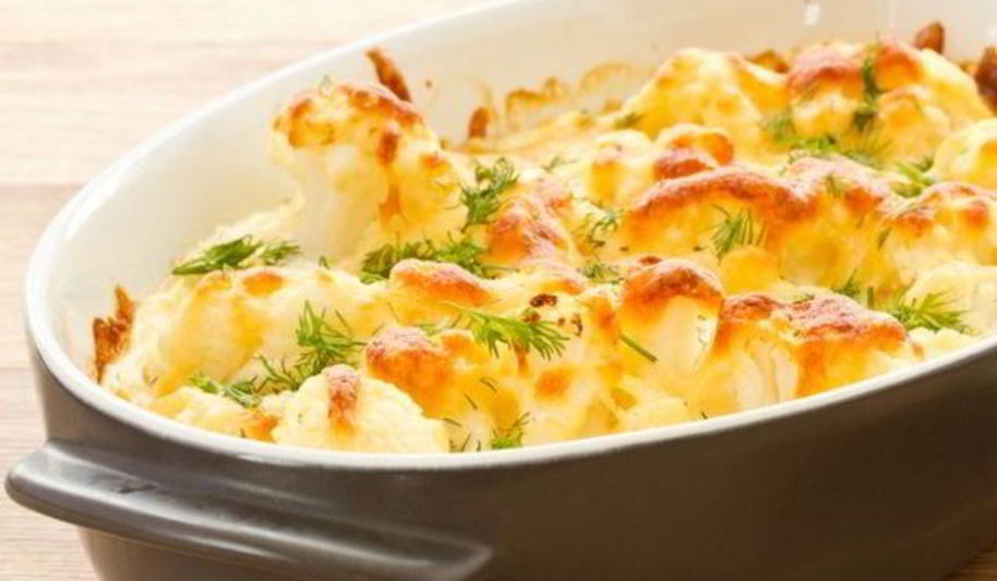 Рецепт омлета с цветной капустой в духовке