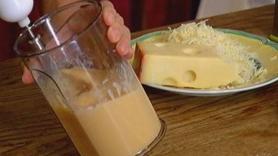 омлет с ветчиной и шампиньонами