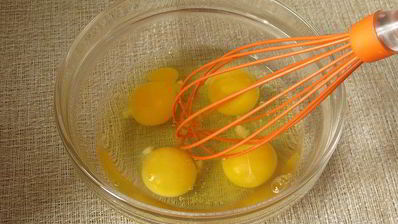 омлет сердечки