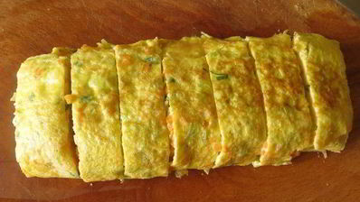 омлет сердечки