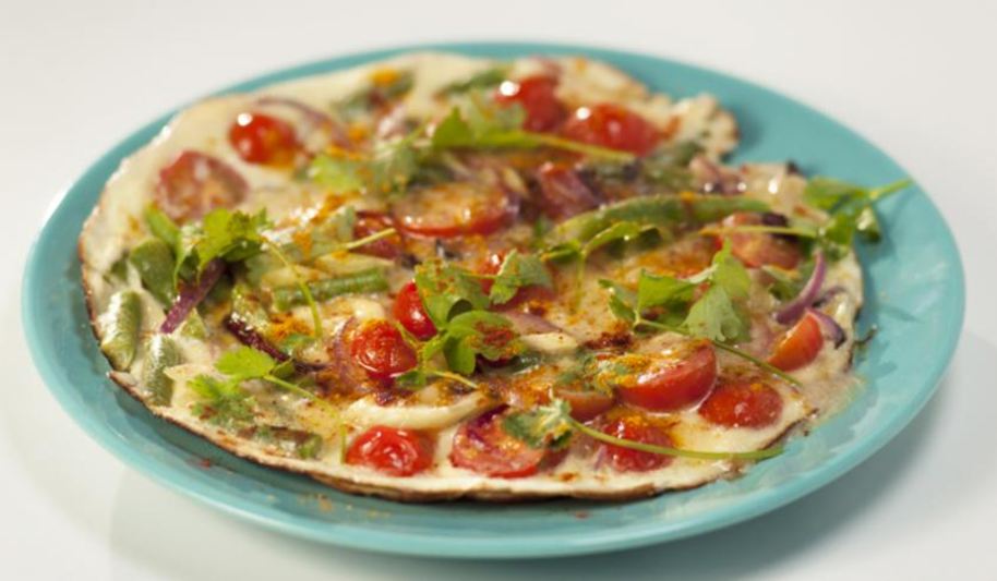 Рецепт омлета в индийском стиле