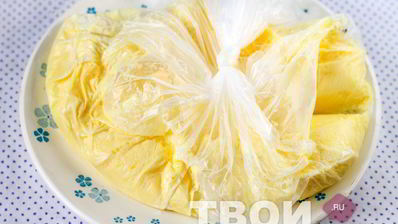 омлет в пакете