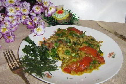 Вегетарианский омлет без яиц