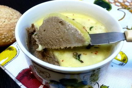 Куриный паштет с айвой