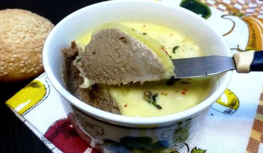 Рецепт куриного паштета с айвой