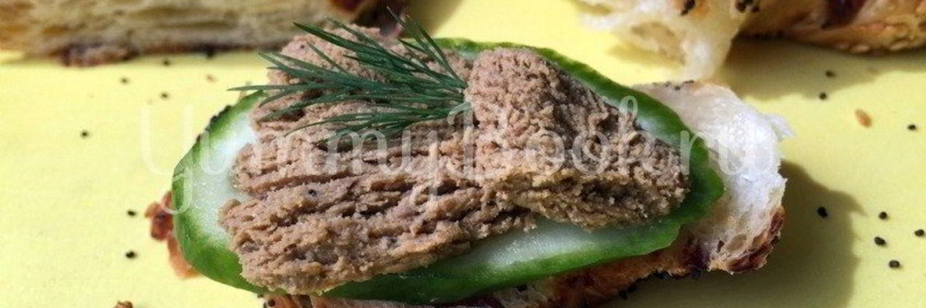 Куриный печеночный паштет на молоке