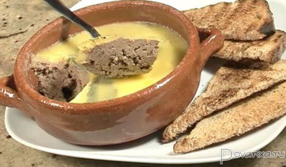 Рецепт паштета домашнего из куриной печени