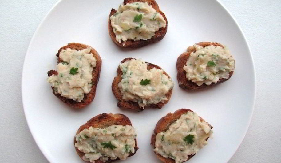 Рецепт паштета из белой фасоли