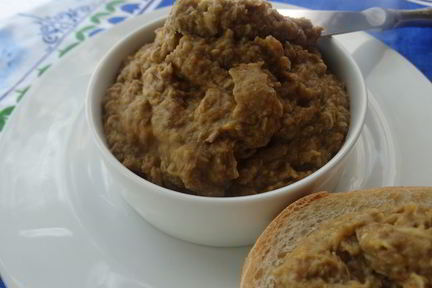 Паштет из чечевицы с грибами