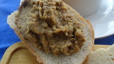 паштет из чечевицы с грибами