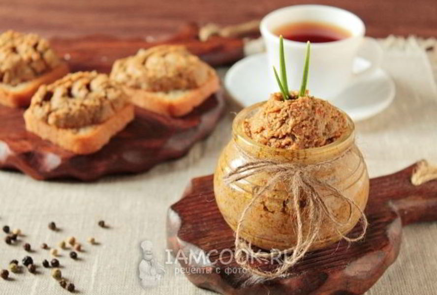 Паштет из говяжьей печени с морковью