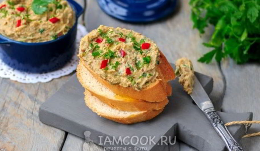 Рецепт паштета из красной фасоли