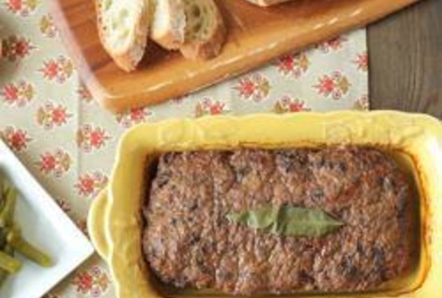 Паштет из куриной печени со сморчками