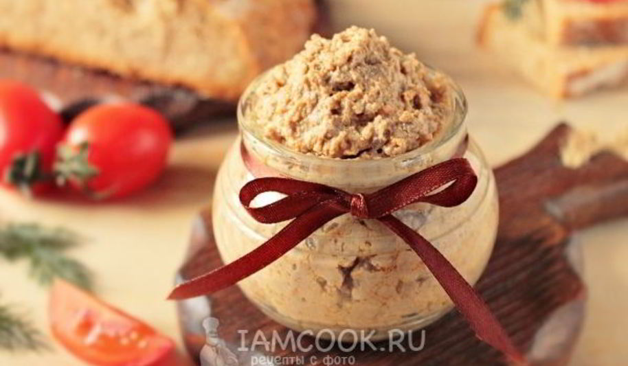 Рецепт паштета из вареной говяжьей печени