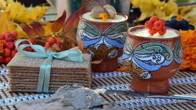 паштет с каштанами и шампиньонами